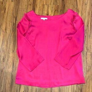 Talbots Vibrant Pink Blouse